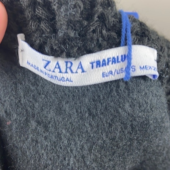 Zara knit Contrasting Hooded Sweatshirt size S - Picture 4 of 8